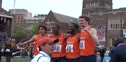 Jamaica on the awards stand after 4x800 victory at 2010 Penn Relays