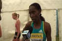 Janeth Jepkosgei after 800 at 2010 London Diamond League