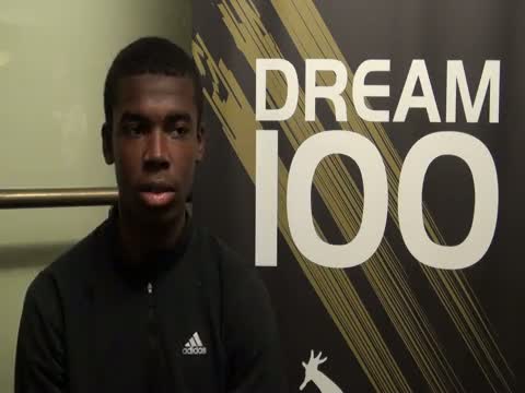 Jaylon Hicks before Dream 100 2011 adidas Golden Stripes