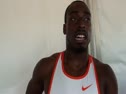 Jeff Demps after 5th place in 100m final at USATF Outdoor Championships 2011