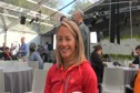Jen Rhines running first marathon in 5 years at NYC Marathon 2011