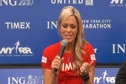 Jenny Finch compares marathon running to team sports before New York City Marathon 2011