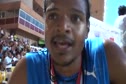 Jermaine Gonzales after 400 victory at 2010 Monaco Diamond League