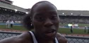 Jessica Beard after 4x4 heats at 2010 Penn Relays