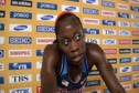 Jessica Beard after racing 400m semis at Daegu 2011 World Championships
