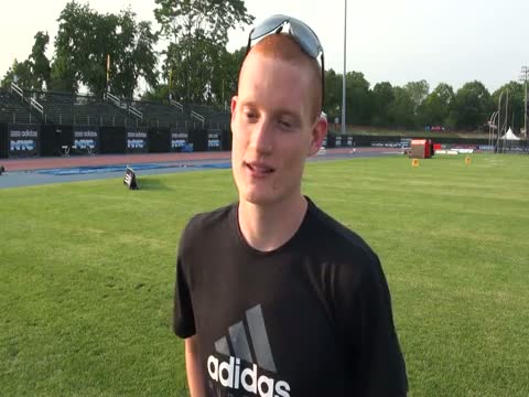Jim Rosa fired up and ready for Dream Mile at adidas Golden Stripes 2011