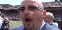 Joe Battaglia of Universal Sports before USA vs the World 4x100