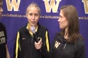 Jordan Hasay after mile at 2011 Flotrack Husky Classic
