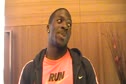 Justyn Warner before Harry Jerome International Track Classic 2011