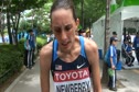 Kathy Newberry after marathon 2nd American 30th overal 2:37:28 Daegu 2011 World Champs