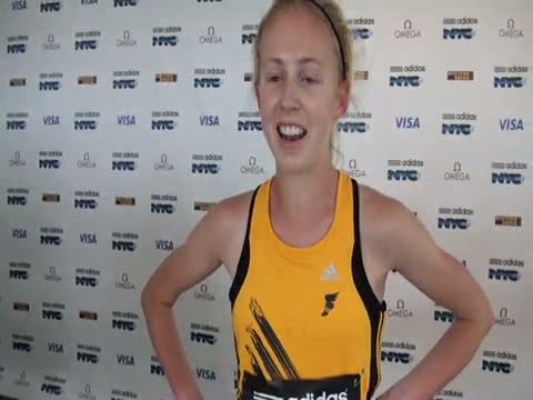 Kayla Beattie 6th place in Dream Mile at adidas Grand Prix 2011