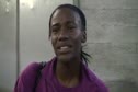 Kellie Wells after 100H 2010 Lausanne Diamond League