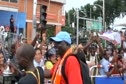 Kenyan Fans celebrate after Women's Kenyan Marathon Sweep