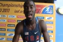 Kerron Clement trying to make history and after first round of 400H at Daegu 2011 World Championships