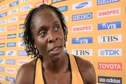 Kerron Stewart showing up thru 100m prelims at Daegu 2011 World Championships