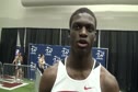 Kirani James Alabama after Day 1 2011 NCAA Indoors