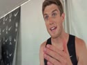 Kyle Miller after qualifying to 1500m final at USATF Outdoor Championships 2011