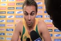 LJ van Zyl after qualifying for 400H final at Daegu 2011 World Championships Day 4 Interviews