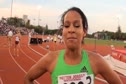 Lauren Bonds after 1500 at 2011 Payton Jordan Invite