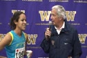 Lauren Bonds talks to Dixon at 2011 Flotrack Husky Classic