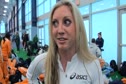 Lauren Hagans after 800 at 2011 Penn State National
