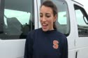 Lauren Penney Syracuse before NCAA XC 2011