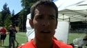 Leo Manzano after kicking to 3rd place finish and 4th US team at USATF Outdoor Championships 2011