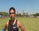 Leo Manzano after running fastest ever mile in Texas 3:55:98 at 2012 Manzano Mile