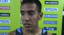 Leo, the Lion, Manzano after advancing to the 1500 final 2009 IAAF World Championships