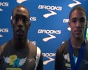 Levonte Whitfield and Tatum Taylor nation's top 60m 671 at Brooks PR Invite 2012