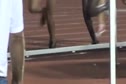 Lisa Koll and the shoe sticker in the 10k