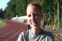 Liz Maloy after big 1500 PB at 2010 Braschaat Meeting