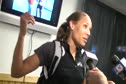 Lolo Jones after 1st round 100H 2010 USATF Championships