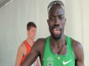 Lopez Lomong after qualifying to 1500m final at USATF Outdoor Championships 2011