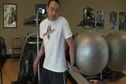 Lower body low weight strenghtening workout - exercise 3 - Physio ball