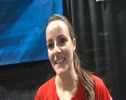 NCAA Indoors 2012 - Lucy Van Dalen Interview