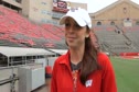 Caitlin Comfort of Wisconsin - steady improvements
