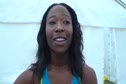Marshavet Myers after big 100 win at 2010 London Diamond League