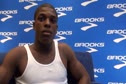 Marvin Bracy before 60m 2011 Brooks PR Invite