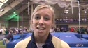 Mary Saxer after pole vault at ND Meyo Invite 2009