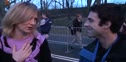 Mary Wittenberg before the 2010 NYC Half Marathon