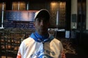 Meb Keflezighi after setting marathon PR 2:09:13 in 6th place at New York City Marathon 2011