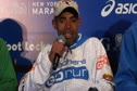 Meb Keflezighi talks about his race after ING New York City Marathon 2011
