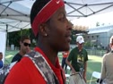 Michael Rodgers after making second US team in 100m at USATF Outdoor Championships 2011