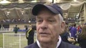 Michigan Coach Ron Warhurst after Meyo and on Nick's run in Boston