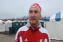 Mick Byrne Wisco coach after winning his first ever national championship at NCAA XC Champs 2011