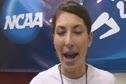 Mihaela Susa After Qualifying for 1 Mile Run Final 2010 NCAA Indoor Championships