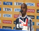 Mo Farah talks about beating African athletes after 5k Daegu 2011