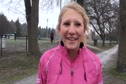 Molly Grabill before 2 mile 2011 Brooks PR Invite