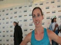 Molly Huddle after dropping down to 1500 at adidas Grand Prix 2011